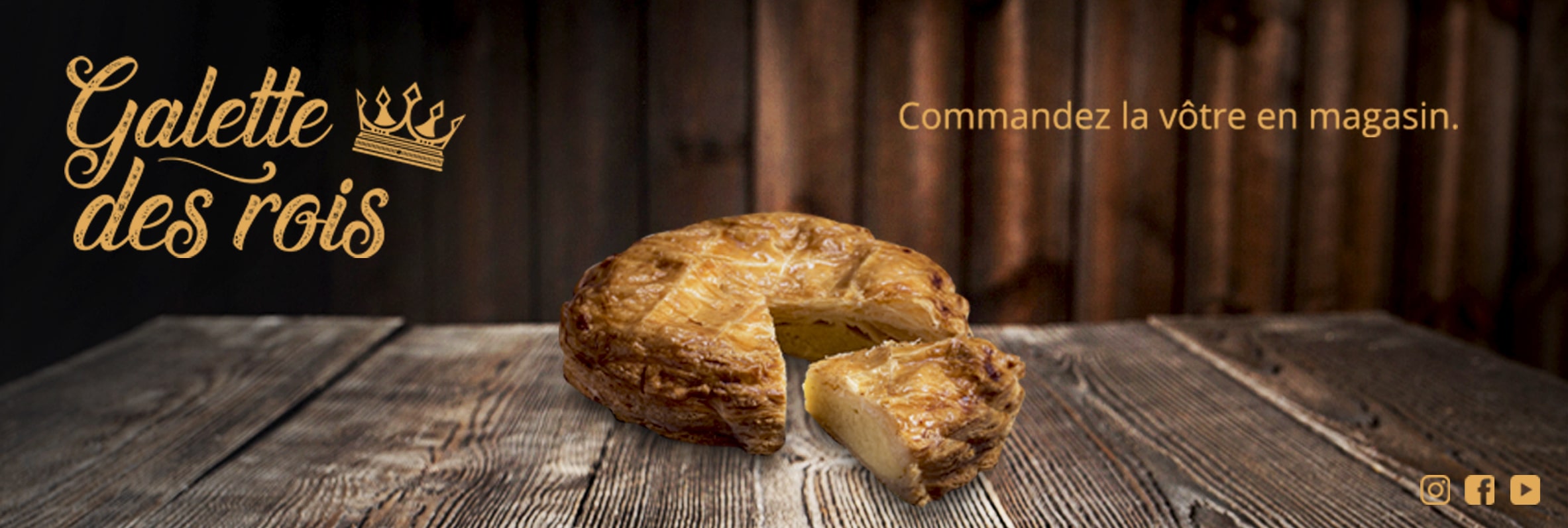 Galette des rois frangipane